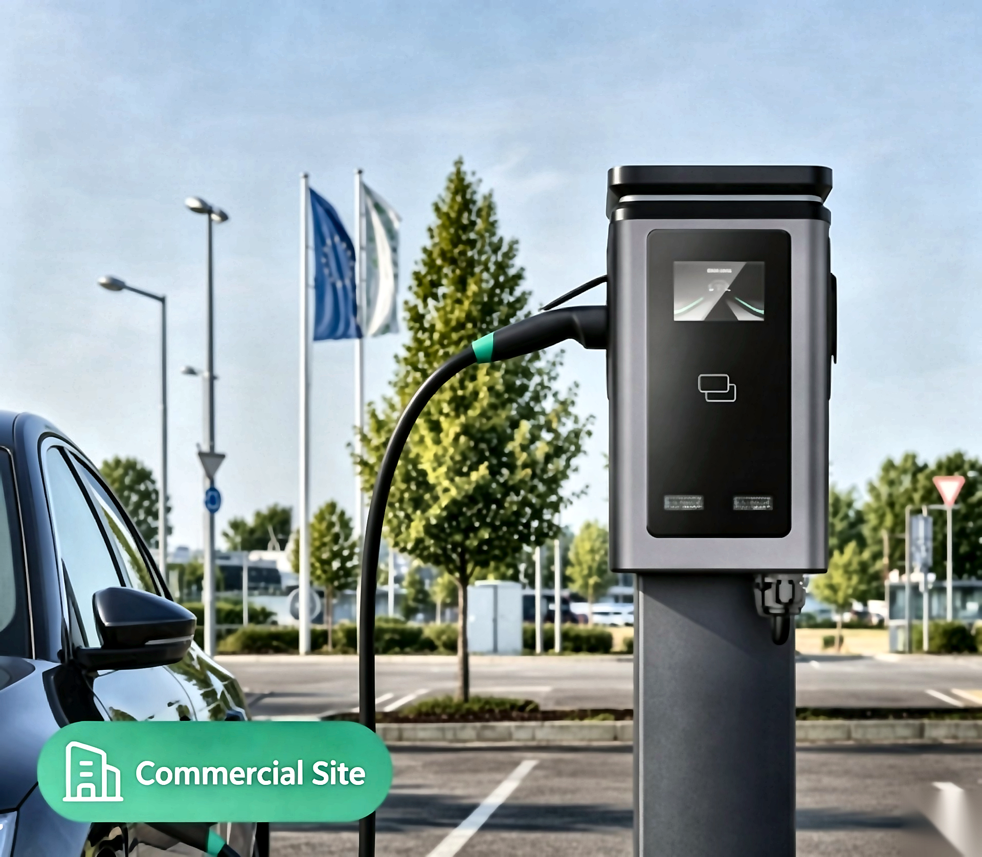 H0 7kW‑11kW‑22kW Wall‑Mounted AC EV Charger - Image 4