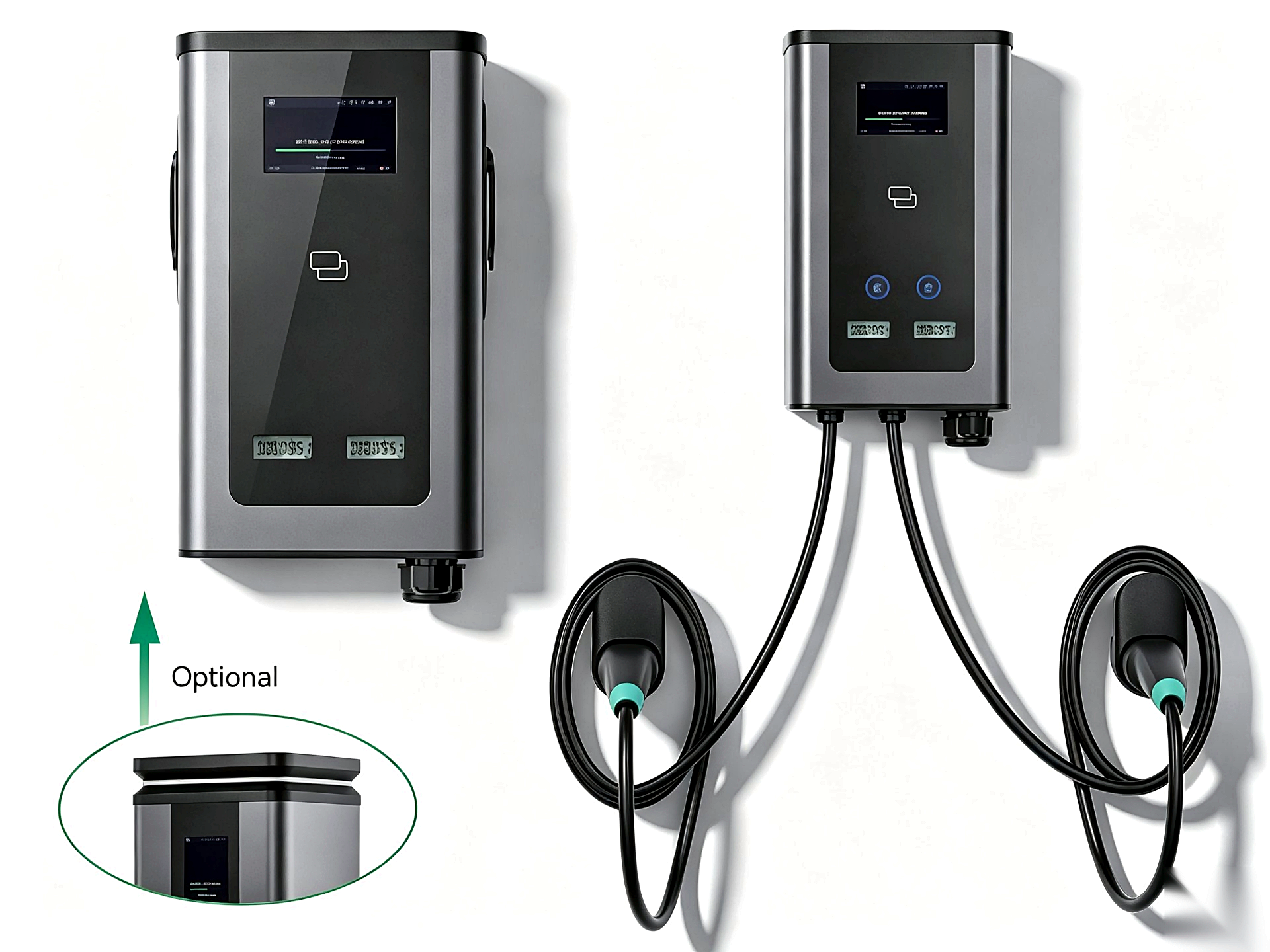 G3 7kW*2‑-22kW*2 Wall‑Mounted AC EV Charger