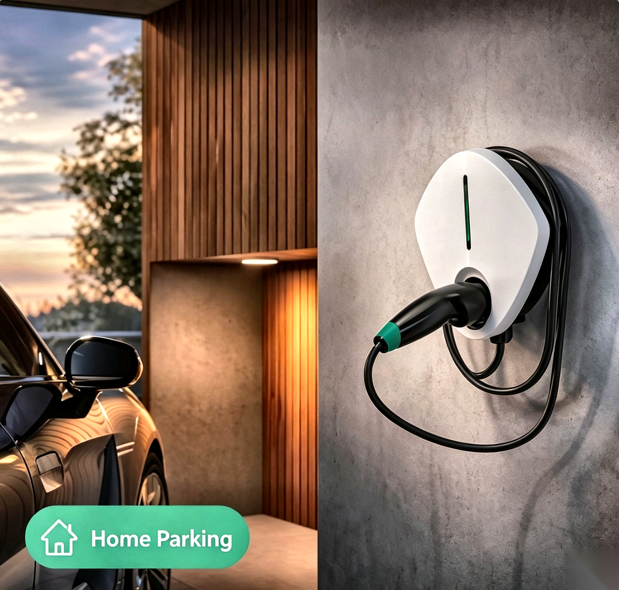 E0 7kW‑11kW‑22kW Wall‑Mounted AC EV Charger - Image 2