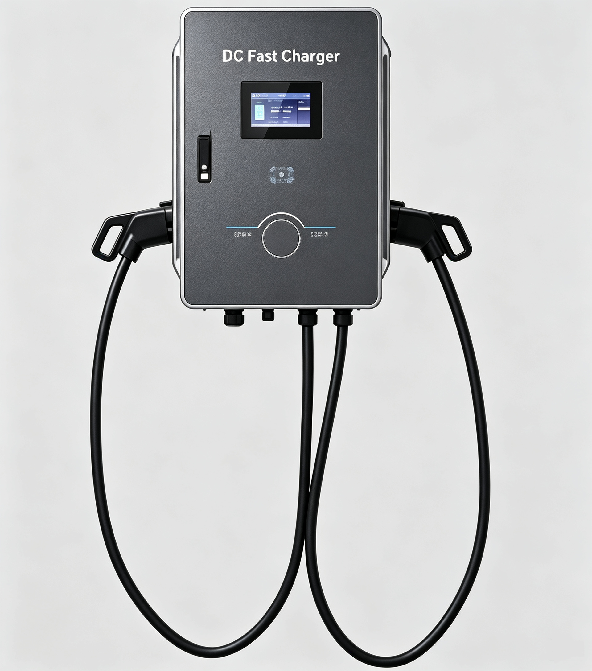 L0 40kW Dual‑Gun Pedestal ‑Mounted DC EV charger - Image 4