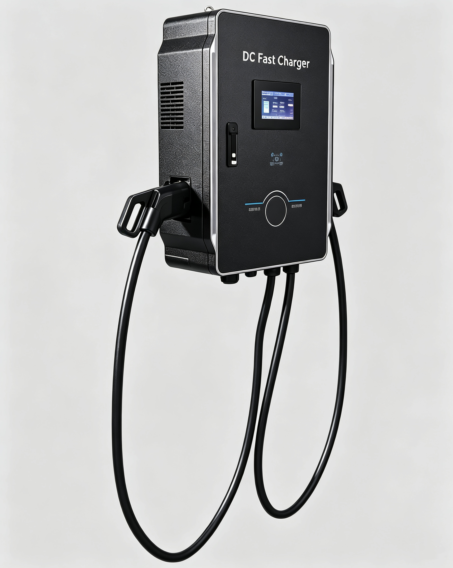 L0 40kW Dual‑Gun Pedestal ‑Mounted DC EV charger - Image 2