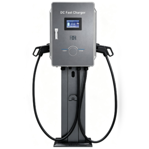 L0 40kW Dual‑Gun Pedestal ‑Mounted DC EV charger